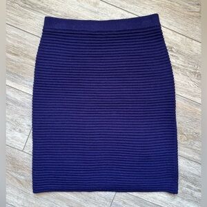 Vivienne Tam Midi Sweater Skirt Purple Small